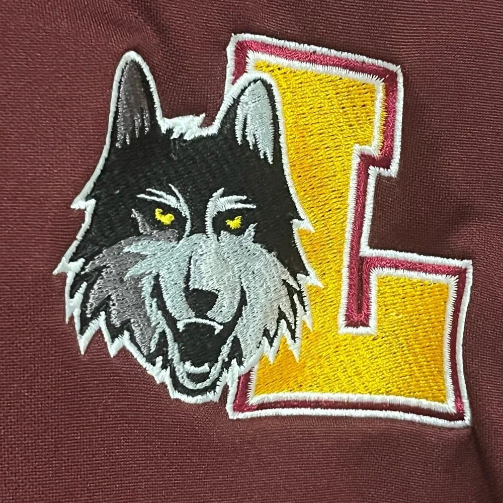 Nike Dri-FIT Loyola University Chicago Ramblers Polo Shirt Top Burgundy Size 2XL